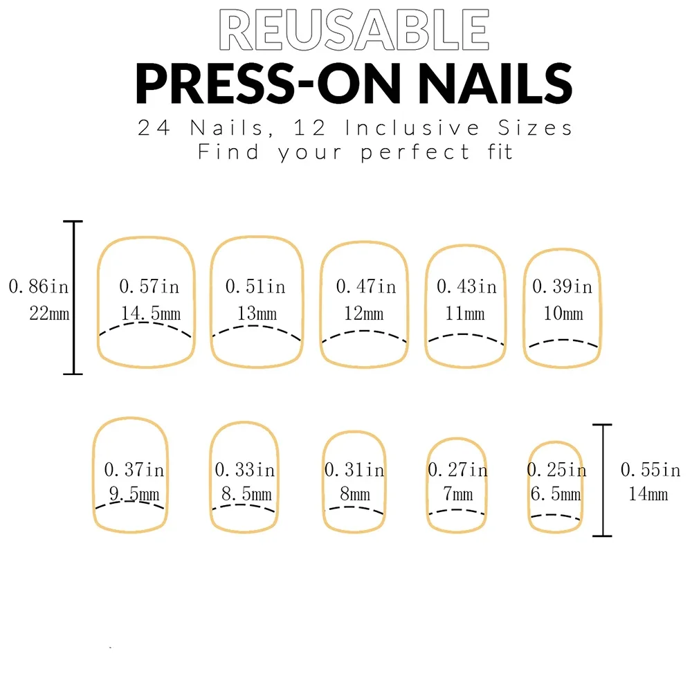 Pressione em unhas brancas quadradas curtas, pressione em unhas, cor sólida, doce ponta francesa, pressione em unhas, prego bonito