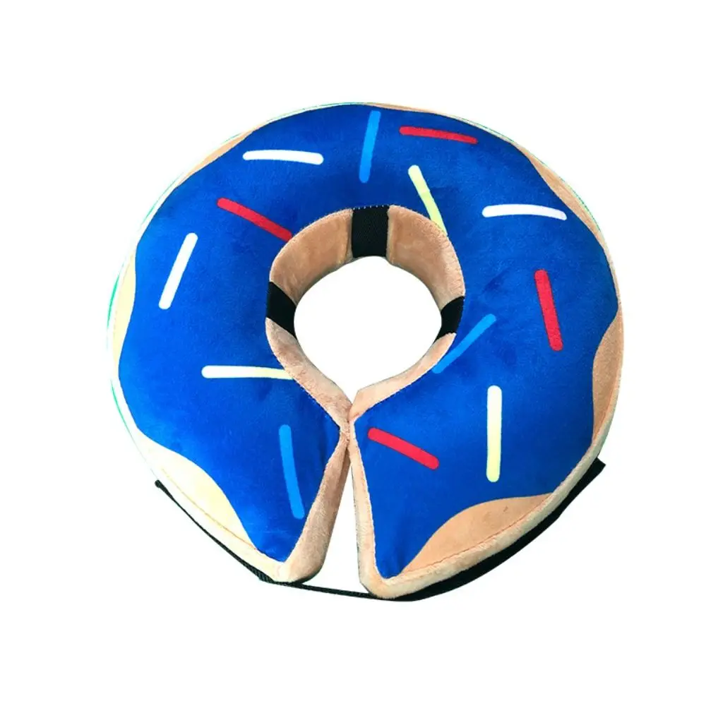 

Protective Pet Recovery Cone Inflatable Adjustable Elizabeth Cone Collar Printing Fastener Tape Dog Lick-proof Collar