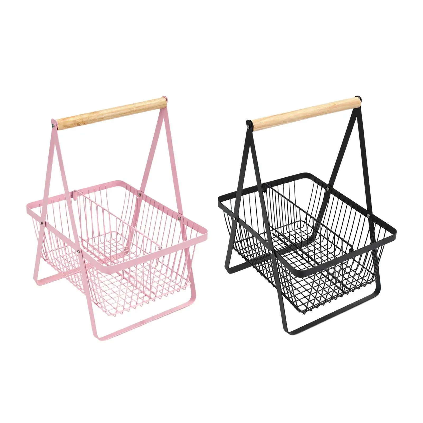 Snack Bread Basket Garden Tool Storage Tabletop Organizer Free Standing Quality Hollow Wire Basket for Garden Dining Tables