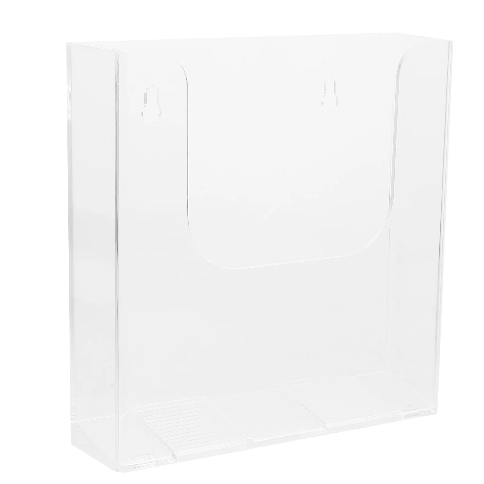

Acrylic Document Organizer Clear A5 File Holder Wall Mounted Office Storage Rack For Magazines Reports Folders Brochures Display