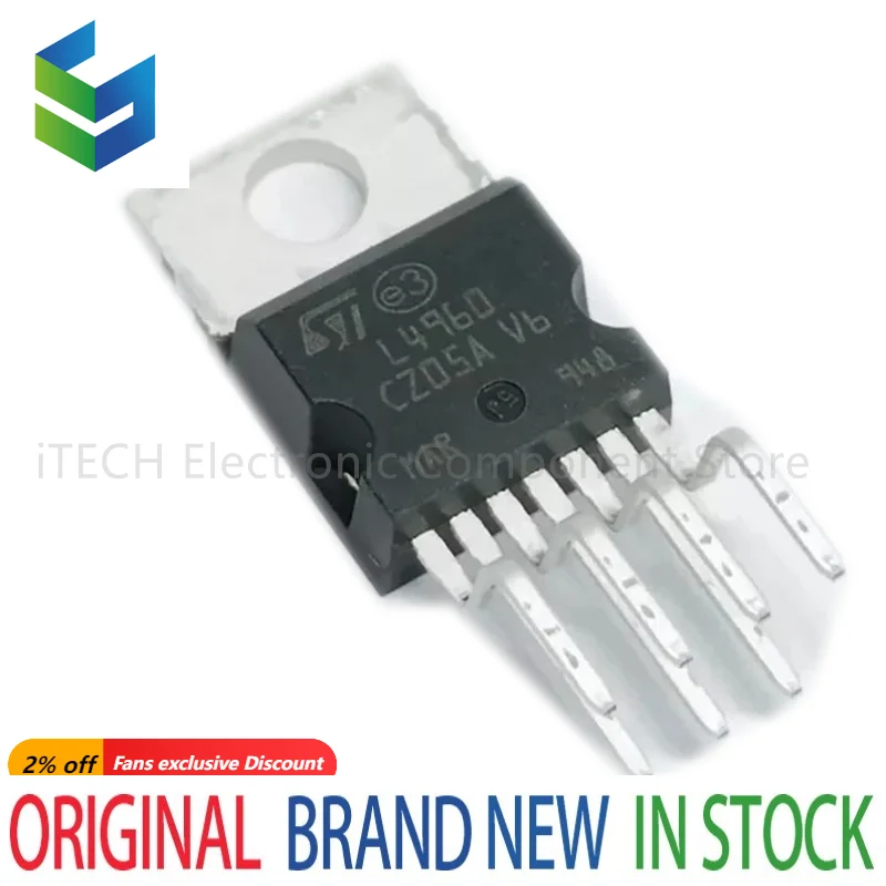 5pcs L4960 4960 TO-220-7 In Stock IC