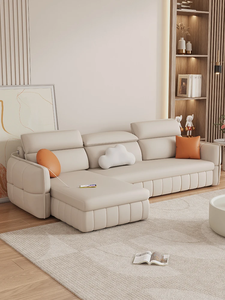 

Technology cloth sofa bed living room simple modern multi-functional princess storage foldable storage dual-purpose sofa bed