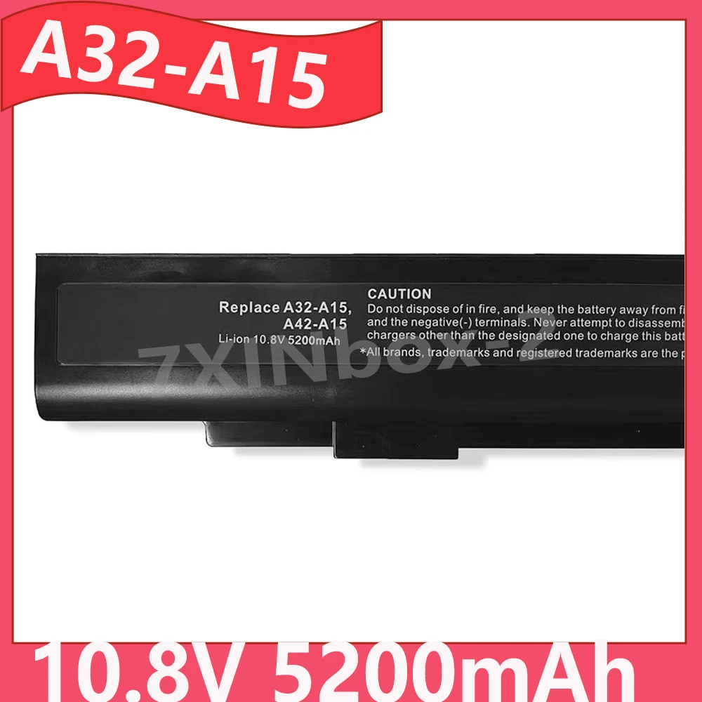 A32-A15 A42-A15 A41-A15 10.8V 5200mAh Laptop Battery For MSI CR640 CX640 A6400 CR640MX For Medion Akoya E6201 E6221 Series