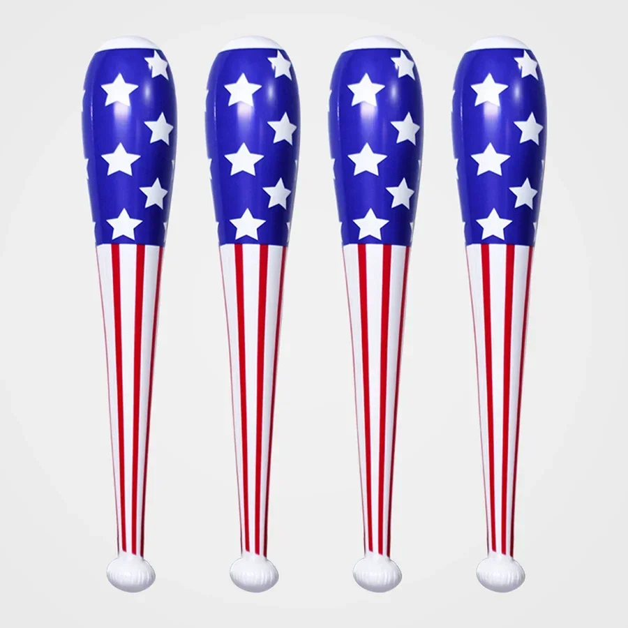2025 할로윈 4개입 풍선 미국 야구 배트 83cm/32.7인치 풍선 망치 스틱 풍선 장난감 카니발 수영장 파티