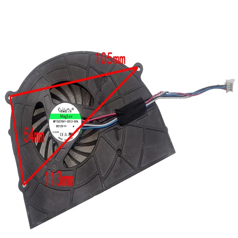 New CPU cooling fan AIX NFB115C12M BFC9 AIX-C1 J392C001 FAN 54X105X113MM