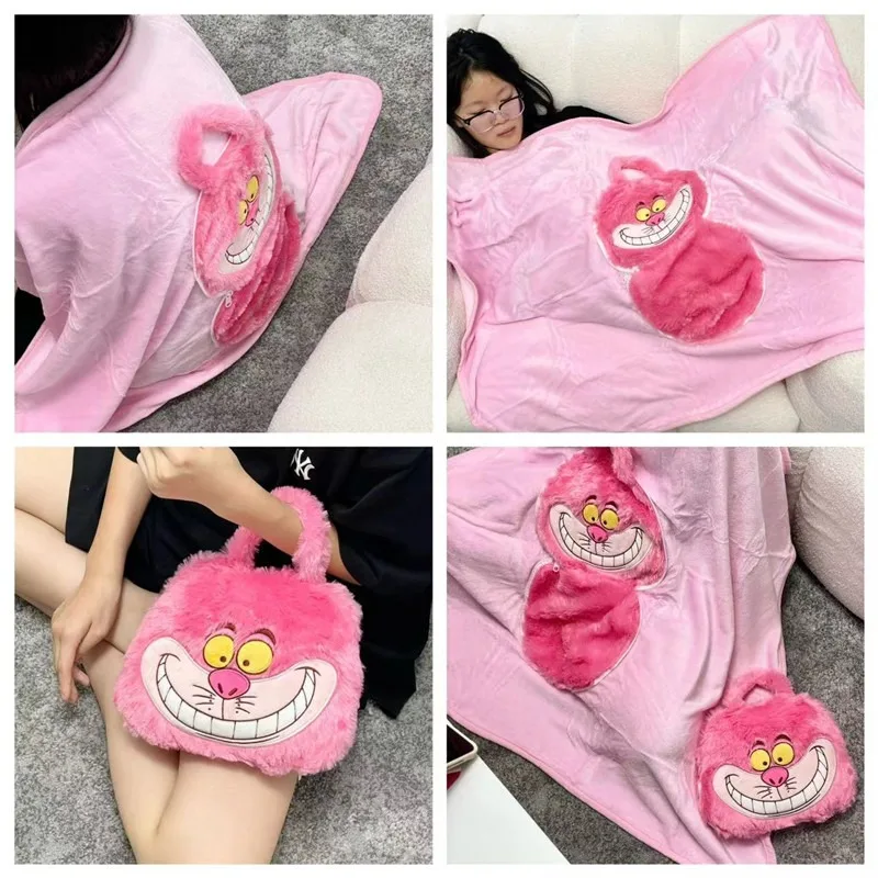 

Мультфильм Чеширский Кот ‌ Одеяло, сумка, подушка, одеяло с кондиционером, офисный сон, обеденный перерыв, одеяло, праздничный подарок