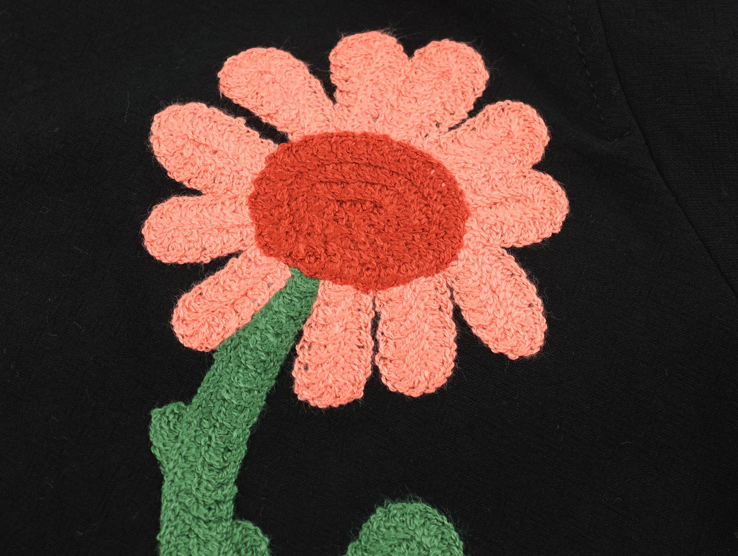 TFMLN Schicke Herbst-Damenjacke mit Blumenstickerei, Streetwear, Taschen, Einreihig, Locker Geschnitten, Lässige Damen-Oberbekleidung 2026 – Detail 6