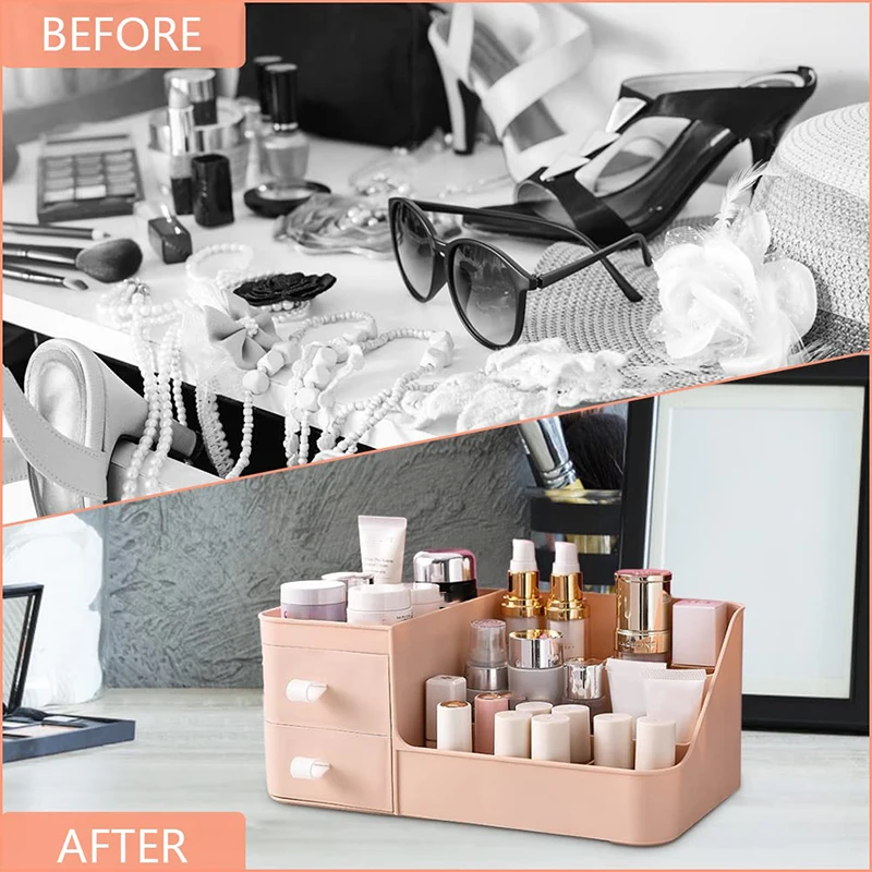 

Desktop Cosmetics Storage Box Storage Drawer Office Storage Rack Stationery Desk Pen Rack Rabbit Drawer Storage Home Storage Box