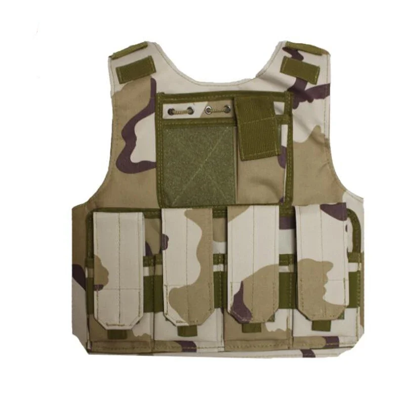 Children Combat Camouflage Vest Kids Airsoft Vests Outdoor Paintball Tactical Waistcoat CS Gear Boys Girl Sniper Army Uniform