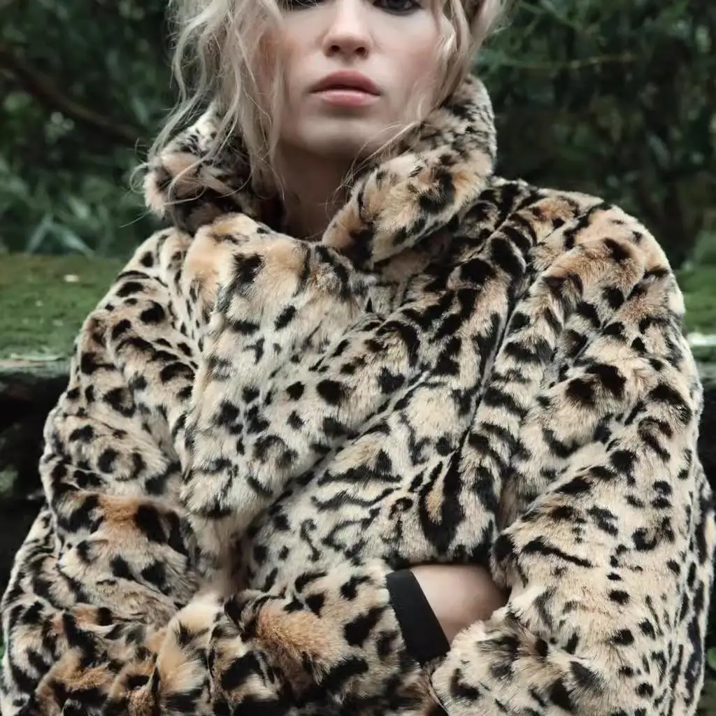 

Осень-зима, Новое поступление, женская модная куртка с эффектом искусственного меха TRF, универсальная верхняя одежда 25577