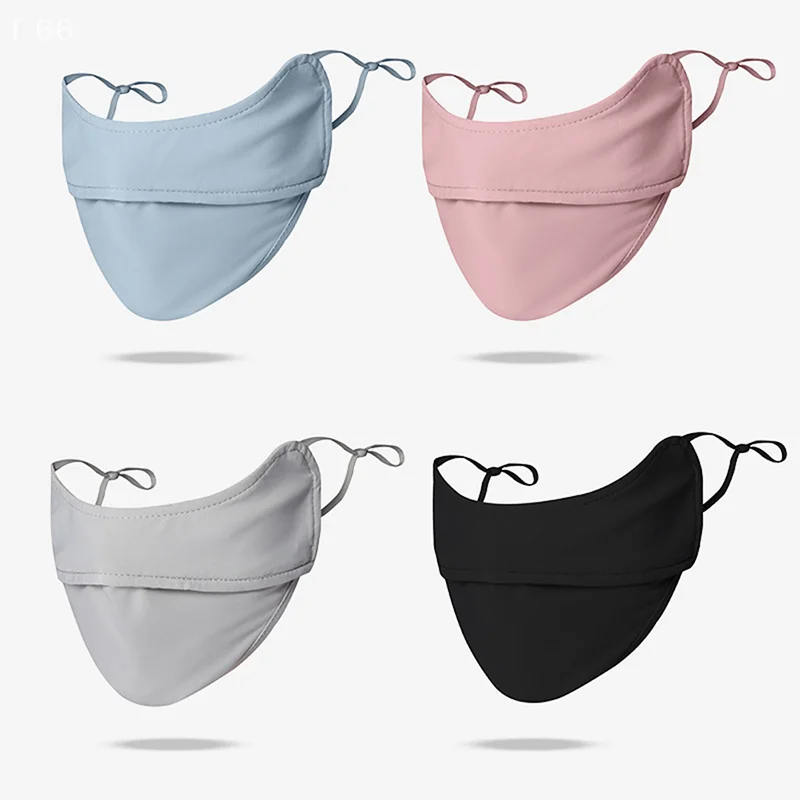 

Breathable Ice Silk Face Scarf Outdoor Sports Anti-uv Face Mask Head Scarf With Adjustable Buckle for Driving Riding Hiking