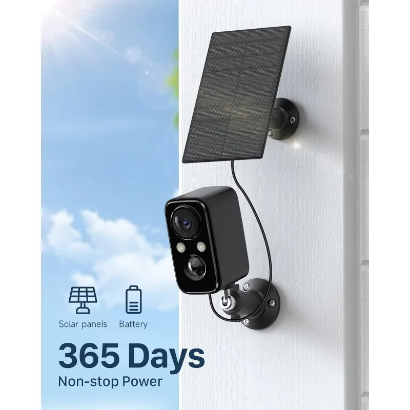 Security Cameras Wireless Outdoor, Flood Light Solar Cameras for Home Security, Home Camera with Color Night Vision