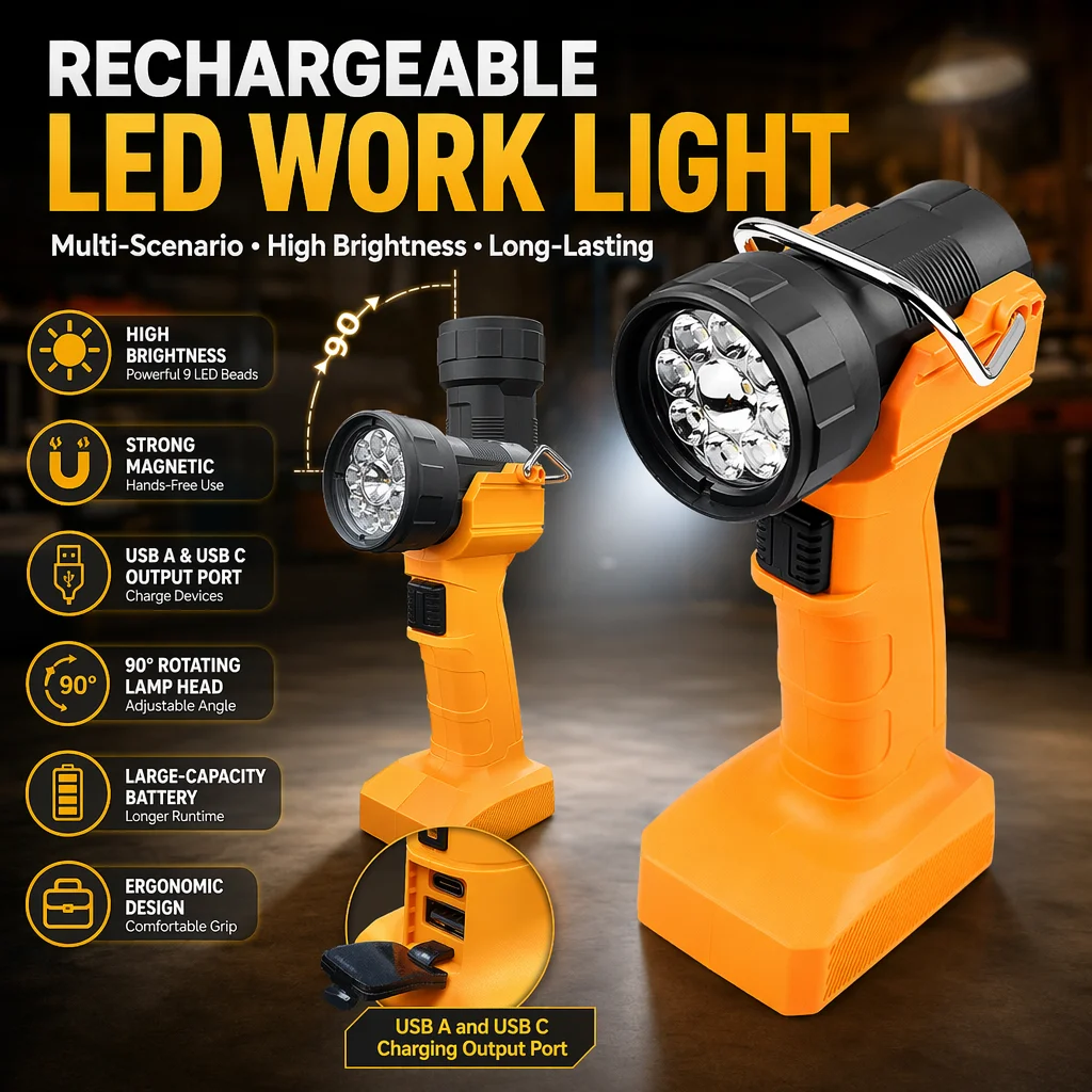handheld-work-light-5-light-modesmagnetic-base-hook-90°rotating-usb-c-fast-charge-portable-for-car-camping-emergency