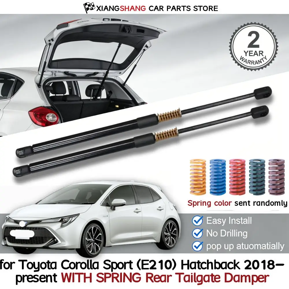 

2 шт. задних газовых упоров багажника с автоматическим открыванием и пружинами для Toyota Corolla Sport Hatchback 2018-наст. время