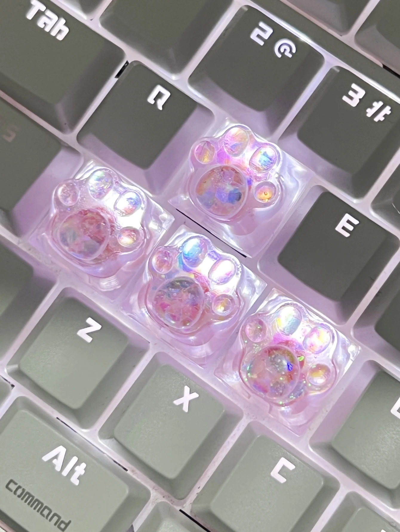 Translucent Cat Claw Keycaps (4-Pack) image