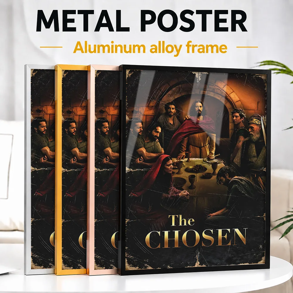 The Chosen Framed Metal Print Customized Graphic Tribute Wall Art A Unique Gift For Modern Enthusiasts To Display In Living Room