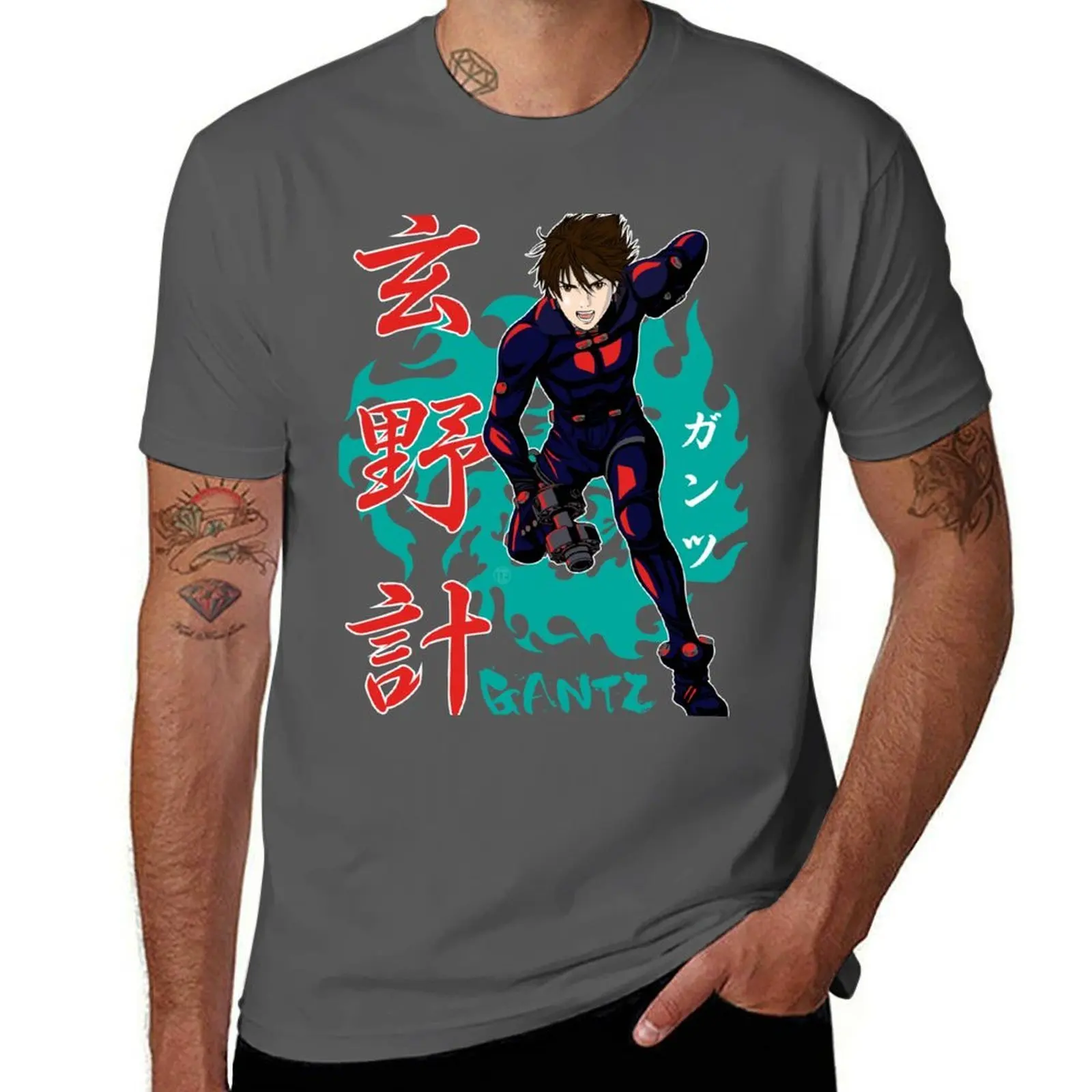 Kurono Kei G. T-Shirt Graphic Print Short Sleeve T-Shirt