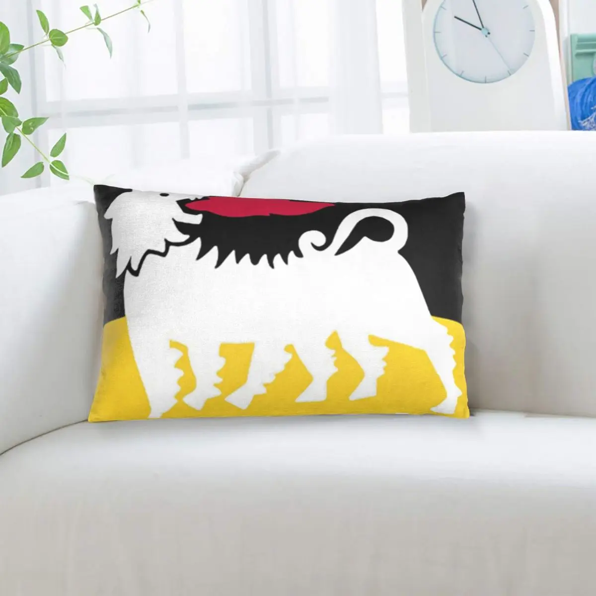 Agips Eni Racing Car Oil Rectangle Pillowcase Cushion Cover Decorative Bedroom …