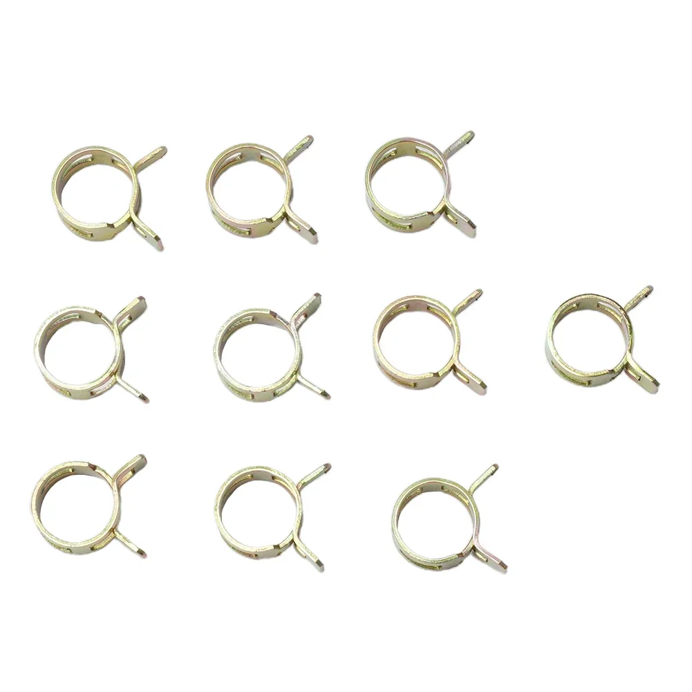 Slangklem Lente Clips 0.5mm Dikte 10 Stuks 5-16mm Slangen Klem Optionele Lente Met brandstofslang Clip Slang Slang Clip