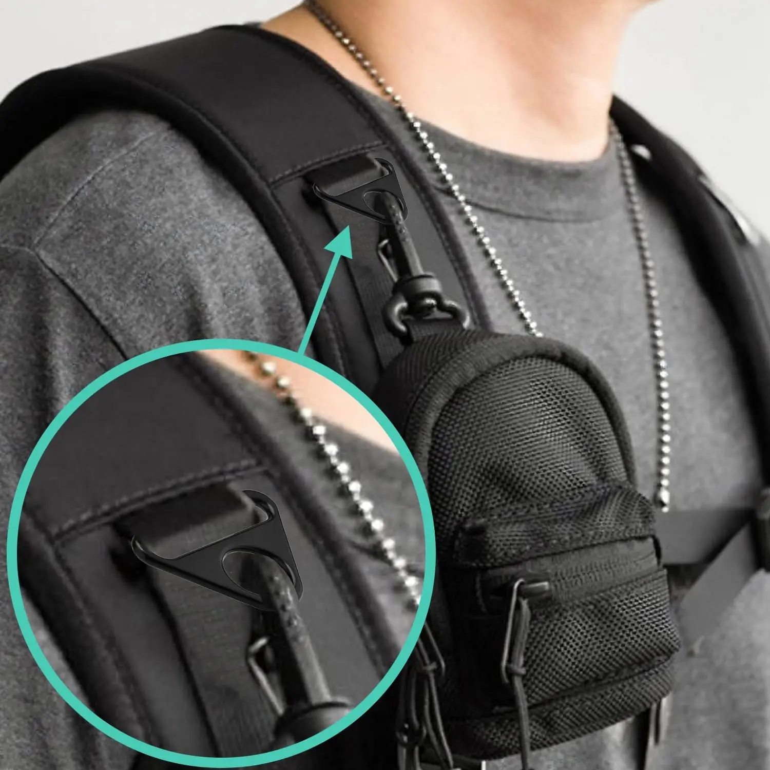 10pcs Webbing 20mm 25mm 32mm 38mm 50mm Plastic Adjuster with bar Swivel Clip D-Ring Loop Insert Buckle Backpack Straps
