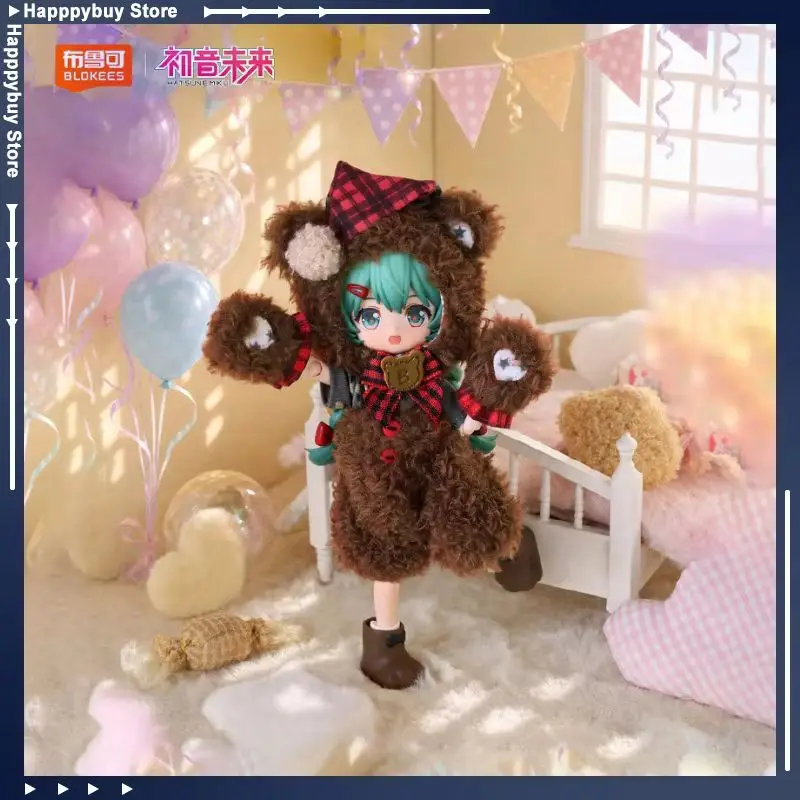 Figurine d'action Blokees Hatsune Miku, série DaaLaMode, kit de modèle, pelucheuse, douce, pour fête de rêve, objet de collection, décoration, cadeau