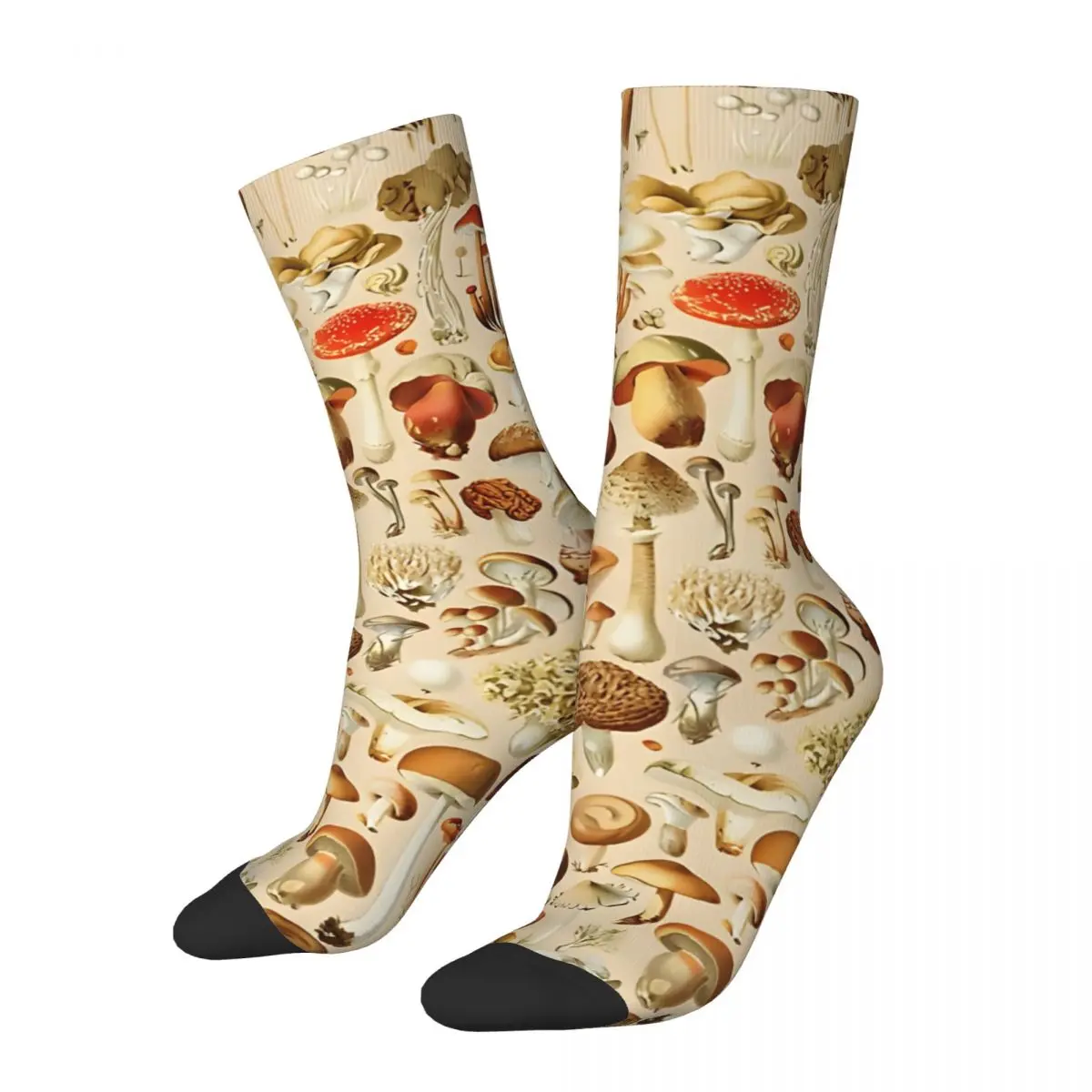 

Vintage Mushroom Designs Collection Socks Sock Funny Men's Socks Sports Crazy Sock Gift Printed