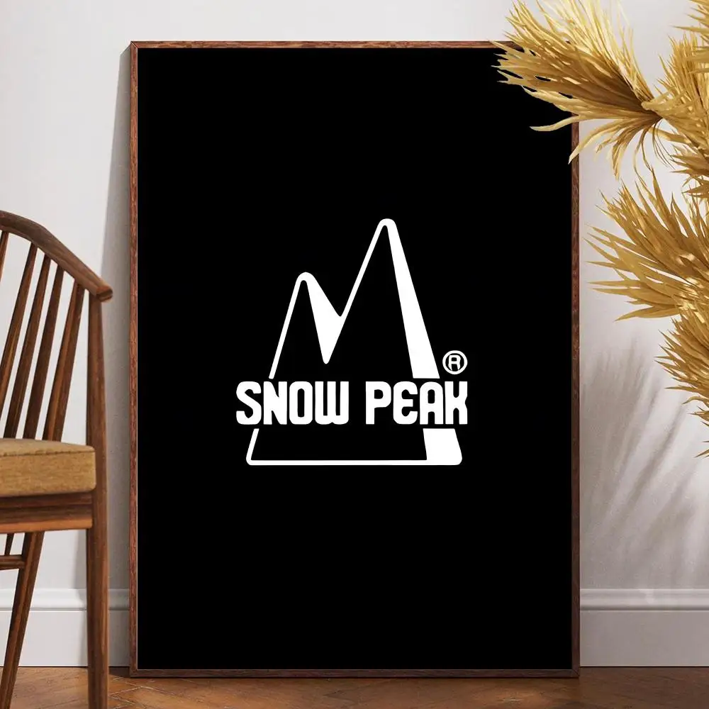S-Snow P-Peak Outdoor Poster Nordic style room wall decoration self-adhesive HD waterproof AFE bar