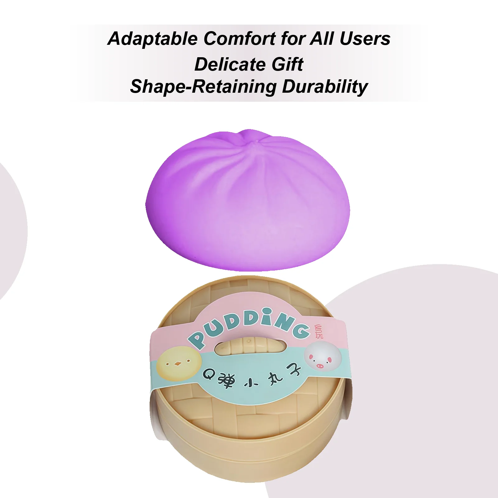 

Сенсорная игрушка для сжатия, расслабляющая мягкая эластичная игрушка для сжатия пельменей, игрушки для взрослых, подростков, детей, женщин, мужчин, мальчиков и девочек на день рождения