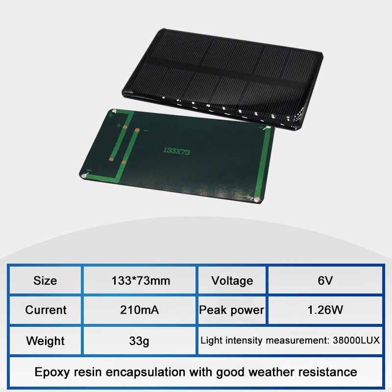 Variant: 6V 210mA 133x73mm
