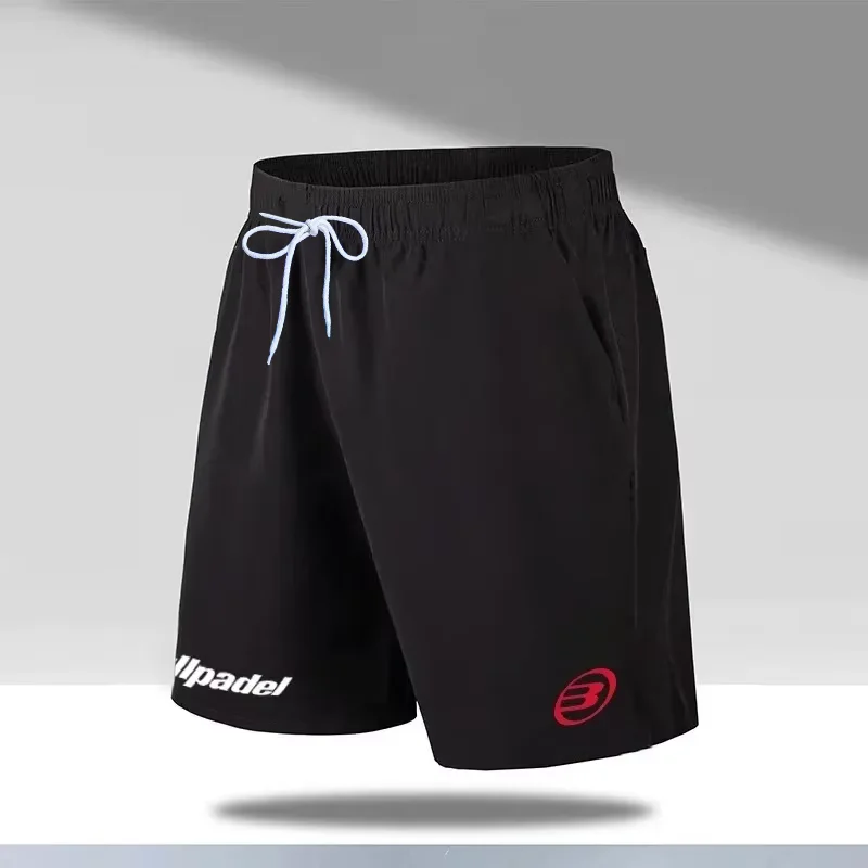 New Men's Padel Sport Shorts Summer Male Breathable Tennis Shorts Quick-Drying Badminton Trousers Outdoor Running Sportwear