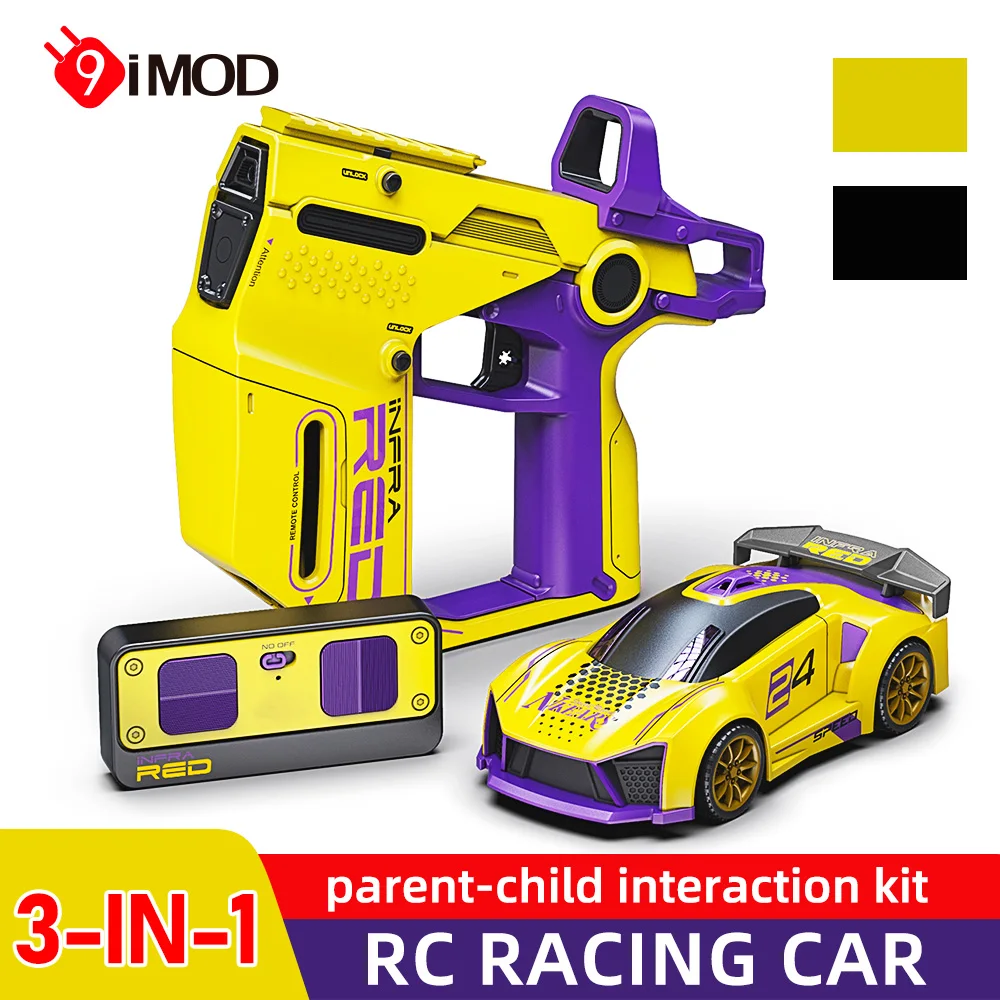 

9IMOD RC Гоночный автомобиль 4CH 3IN1 2.4G ИК-съемка Rollover 4 точки Blood Bar Stunt Drift Car