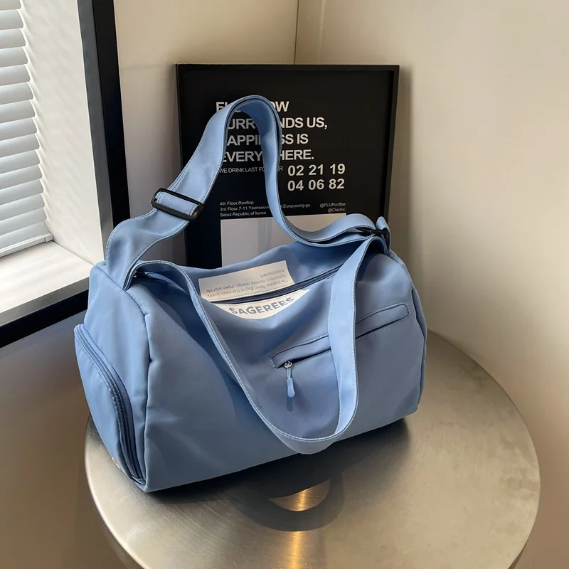 Travel Large Capacity Premium Sense Luggage Bag Fitness Bag Lightweight Training Swimming Women's Dry and Wet Separation Sports