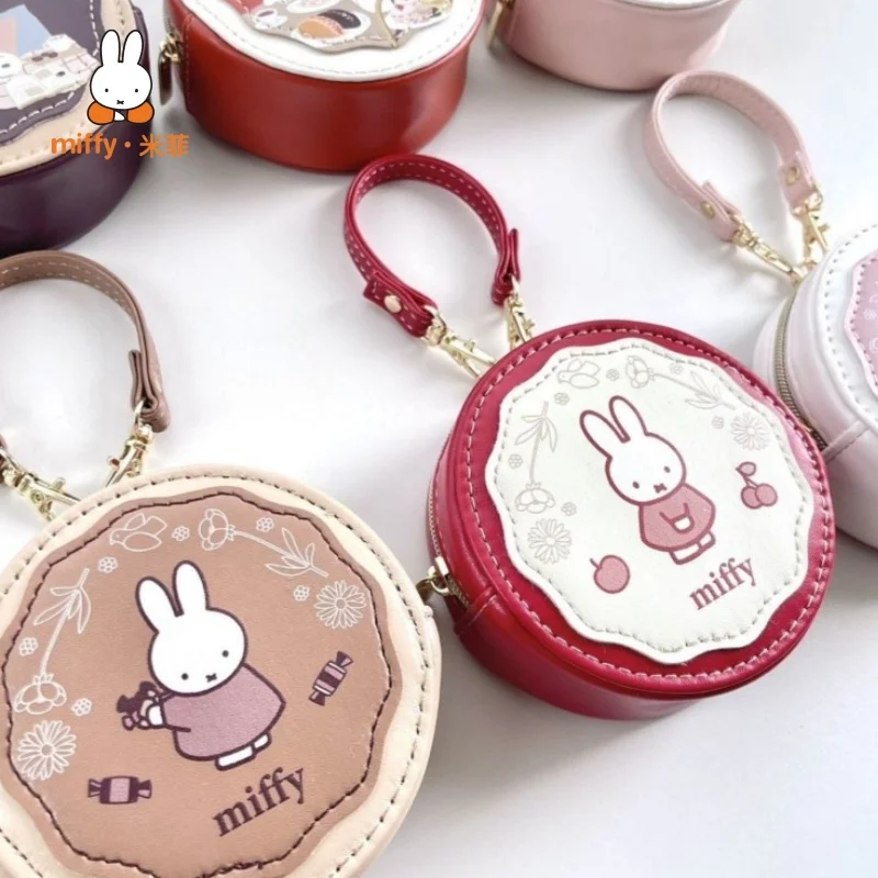 

Сумка для монет Miffy, милая мультяшная сумка для монет, сумка для хранения наушников, может использоваться как подвеска, подарок на день рождения для мальчиков и девочек