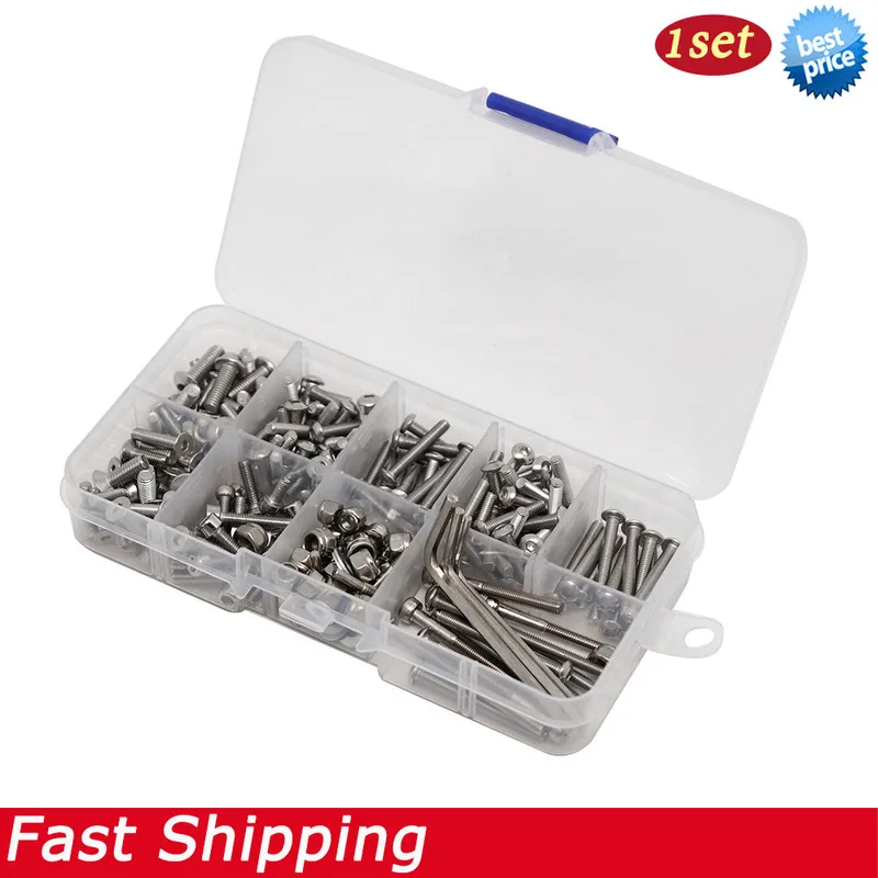 Kit de vis en acier inoxydable, boîte à outils de réparation pour Traxxas Slash 2WD RTR/Pro 1/10, pièces de mise à niveau pour voiture RC