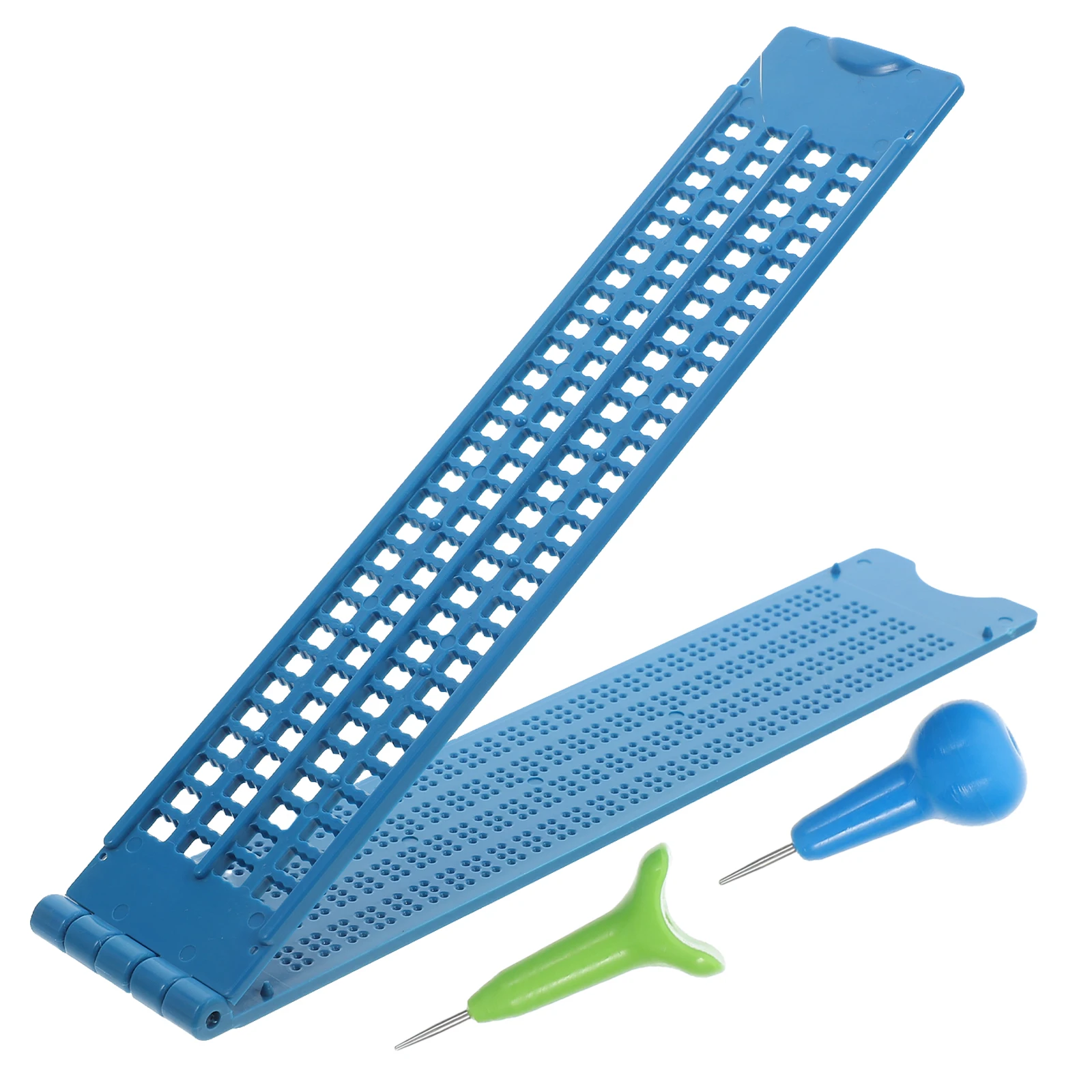 

Blind Writing Braille Plate School Supplies Visual Aid Fingerboard Board Stylus Portable Stylus Tool