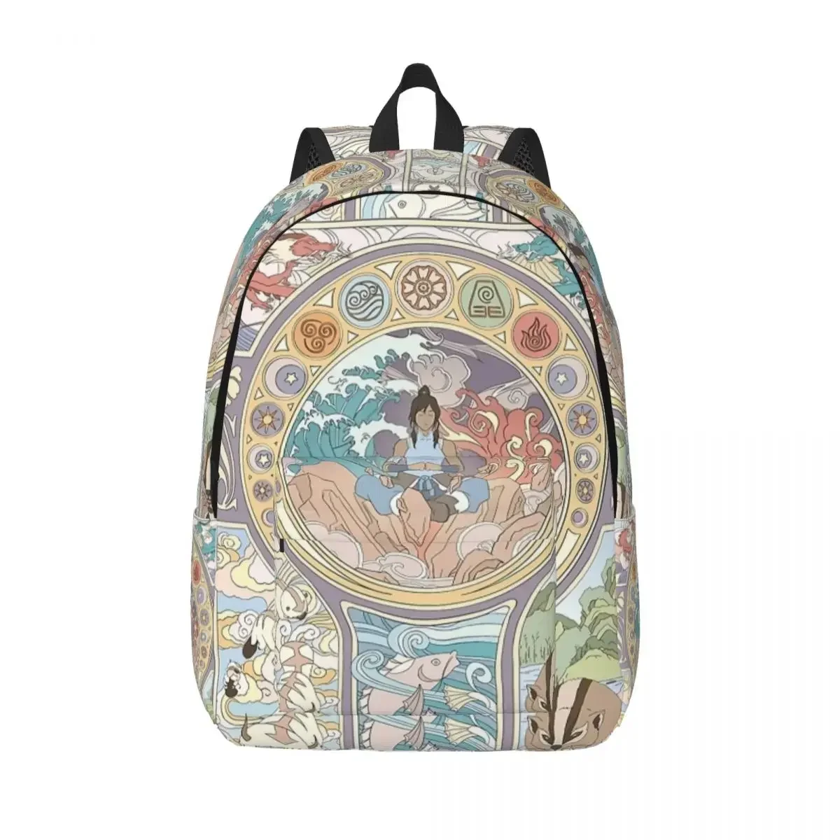 

Original Benders Avatar Korra Backpack Elementary High College School Student Bookbag Teens Daypack Gift