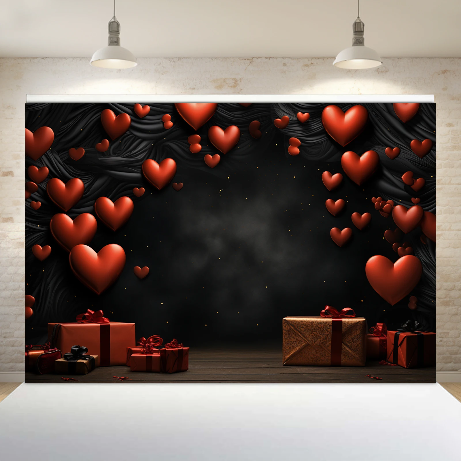 1PCS 100x150cm Valentine'S Day(5) Theme Backdrop,Photography Background,Used To Gifts,Activities Or Other Party Decoration