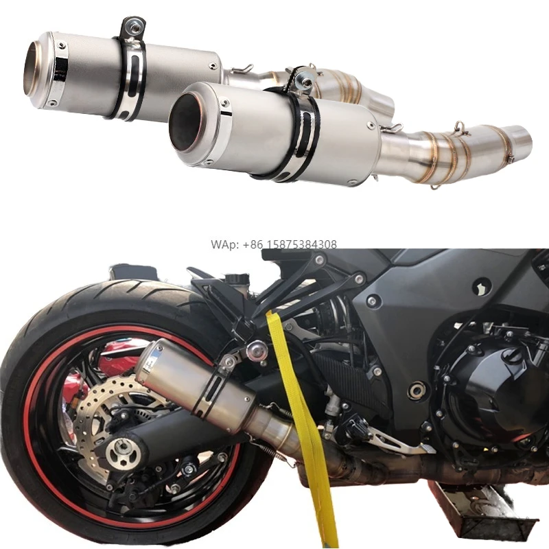 

RM Performance Ninja 1000 Z1000 Z1000SX 2010-2020 Motocross Motorcycle Exhaust Pipe Mid Pipe Slip 51mm Carbon Fiber