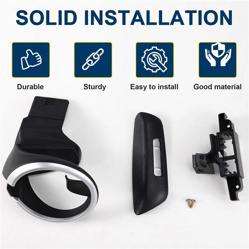 A66P-Car Anteriore Portabevande per tazza d'acqua Portabicchieri per console centrale 51160443082 51169144632 Per BMW X1 E82 E84