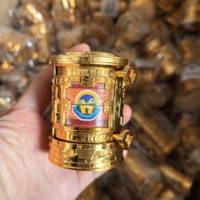 Original 8cm rare Gold Superzings Superthings Action Figures 3CM Super Zings Garbage Trash Collection Toys Model for Kids Gift
