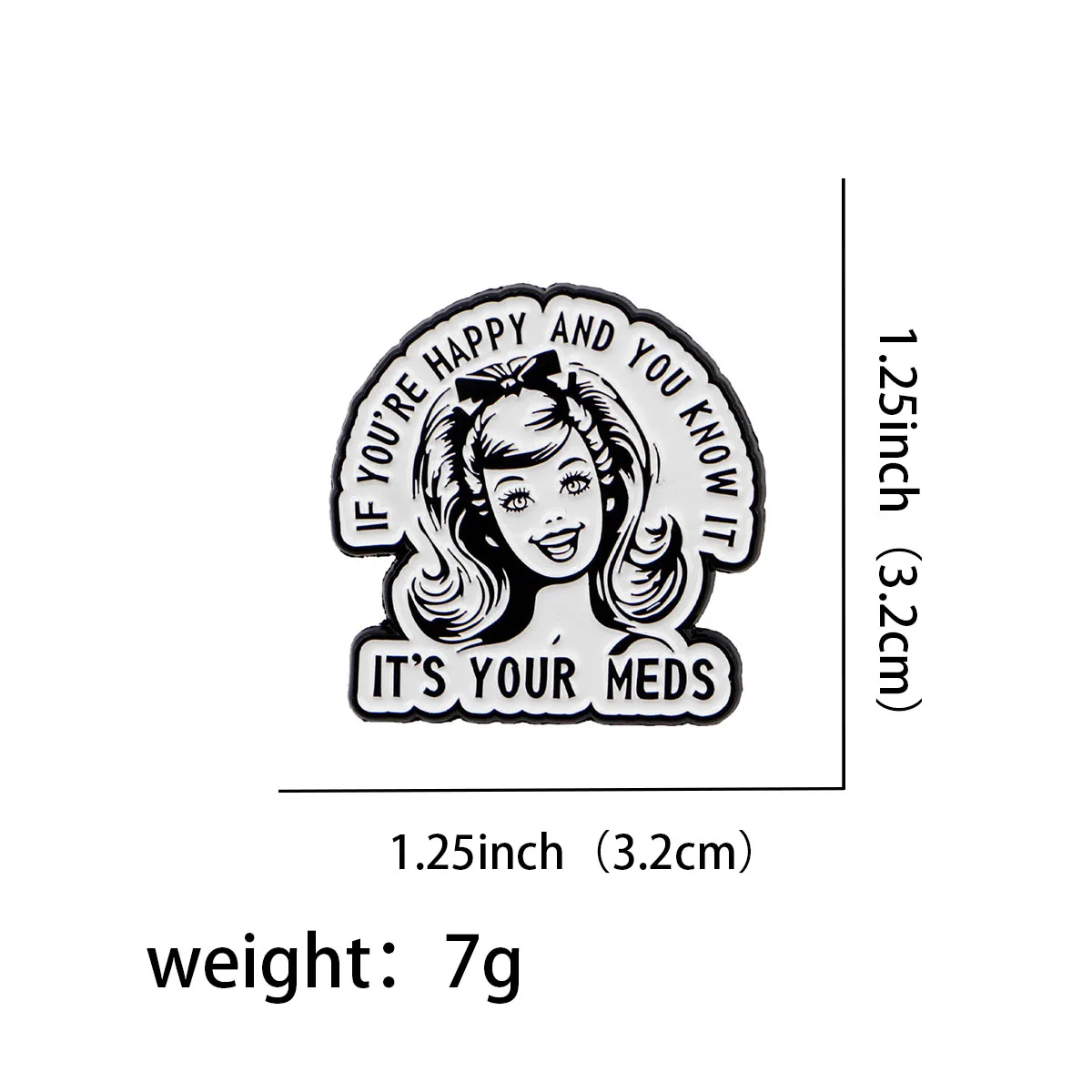 Humorous Quote Enamel Pin Cartoon Brooch Pines Lapel Pins Badge on Backpack Clothing Accessories Funny Jewelry Friends Gifts