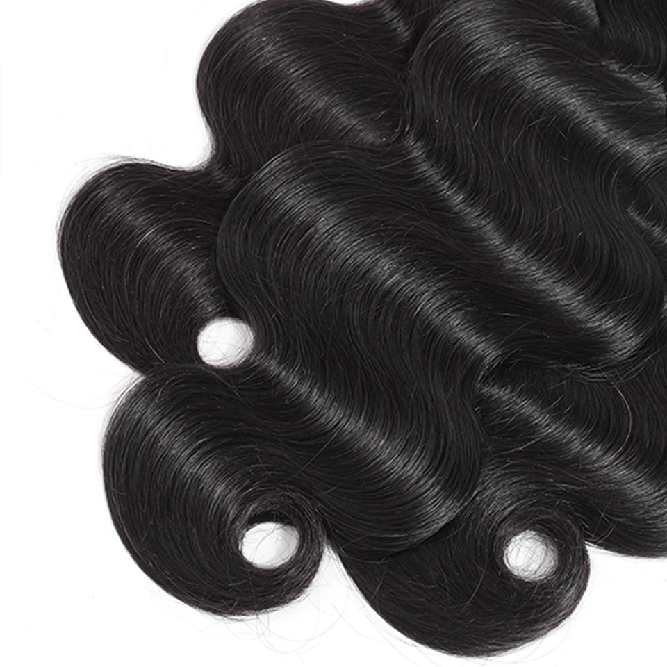 الجسم موجة حزم البرازيلي 100% نسج على شكل شعر إنسان حزم 1/3/4 حزم صفقة شعر بشري خام حزم سميكة ملحقات 30 32 بوصة #6