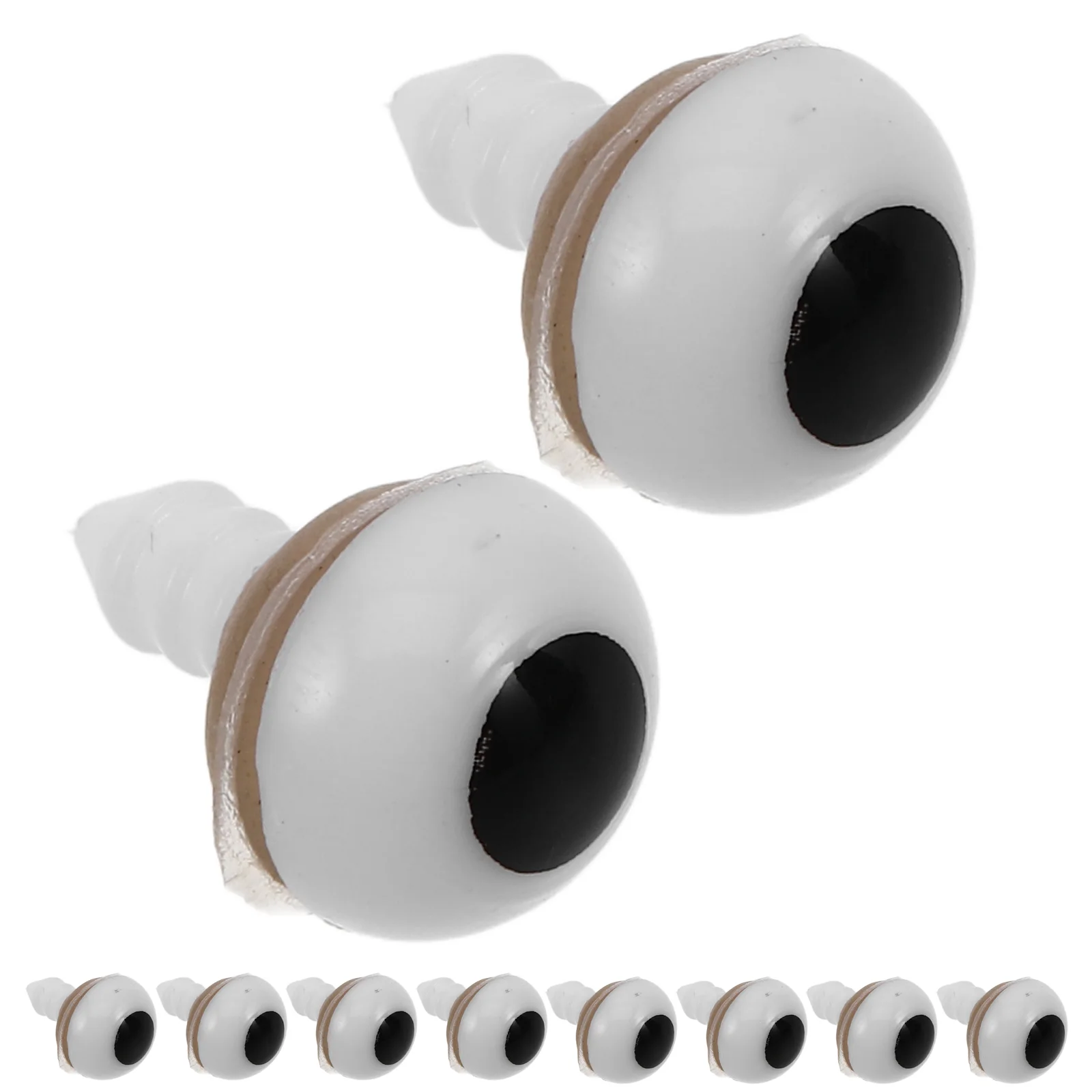 

50pcs Safety Eyes for Plastic Safety Eyes for Crochet with Washers Craft Crochet Eyes Eyes for DIY Crochet Animals Plush S