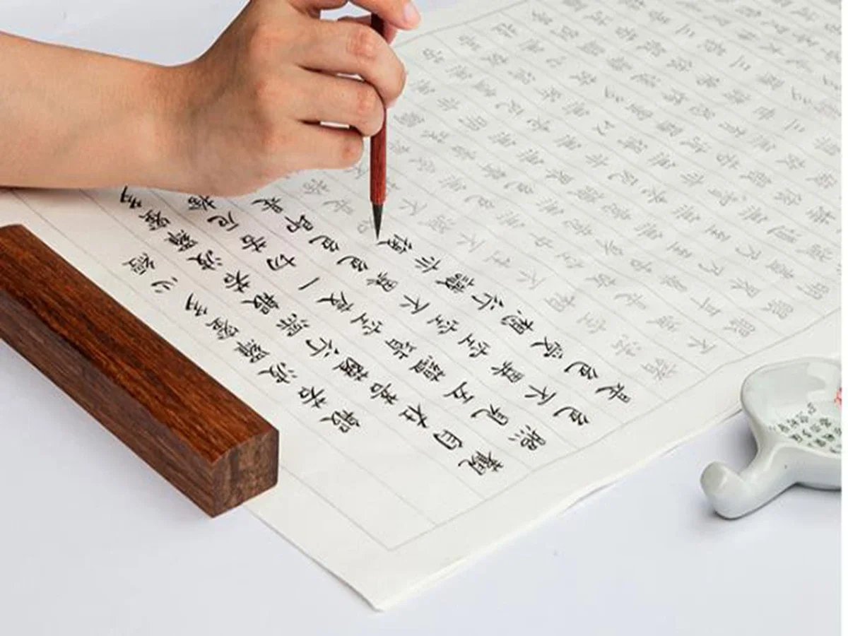 10-Blatt-Reis-Xuan-Papier Miao Hong Copybook Wassertinte Pinsel Tinte Chinesische Kalligraphie