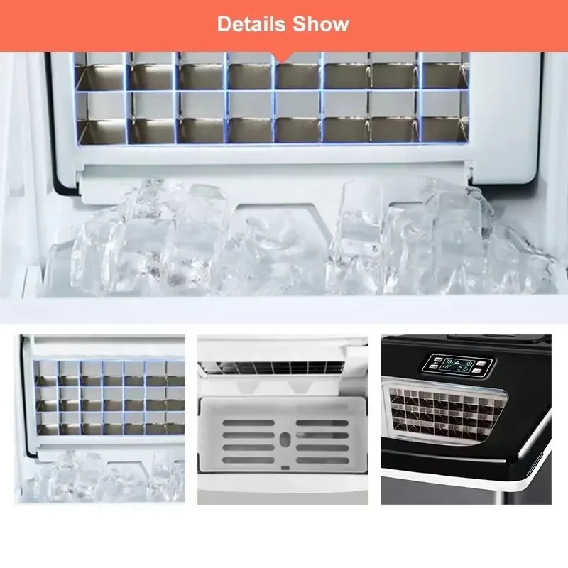 Household and Commercial Small Desktop Ice Maker