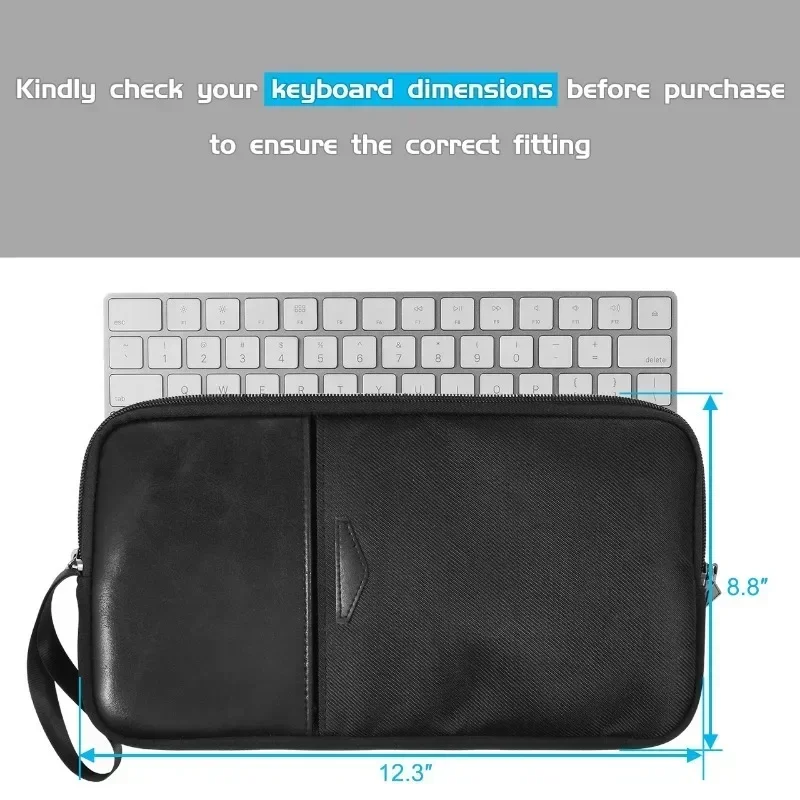 Keyboard Storage Bag Carrying Case Zipper Dustproof Protective Accessories Portable Neoprene Sleeve Waterproof For Apple Magic