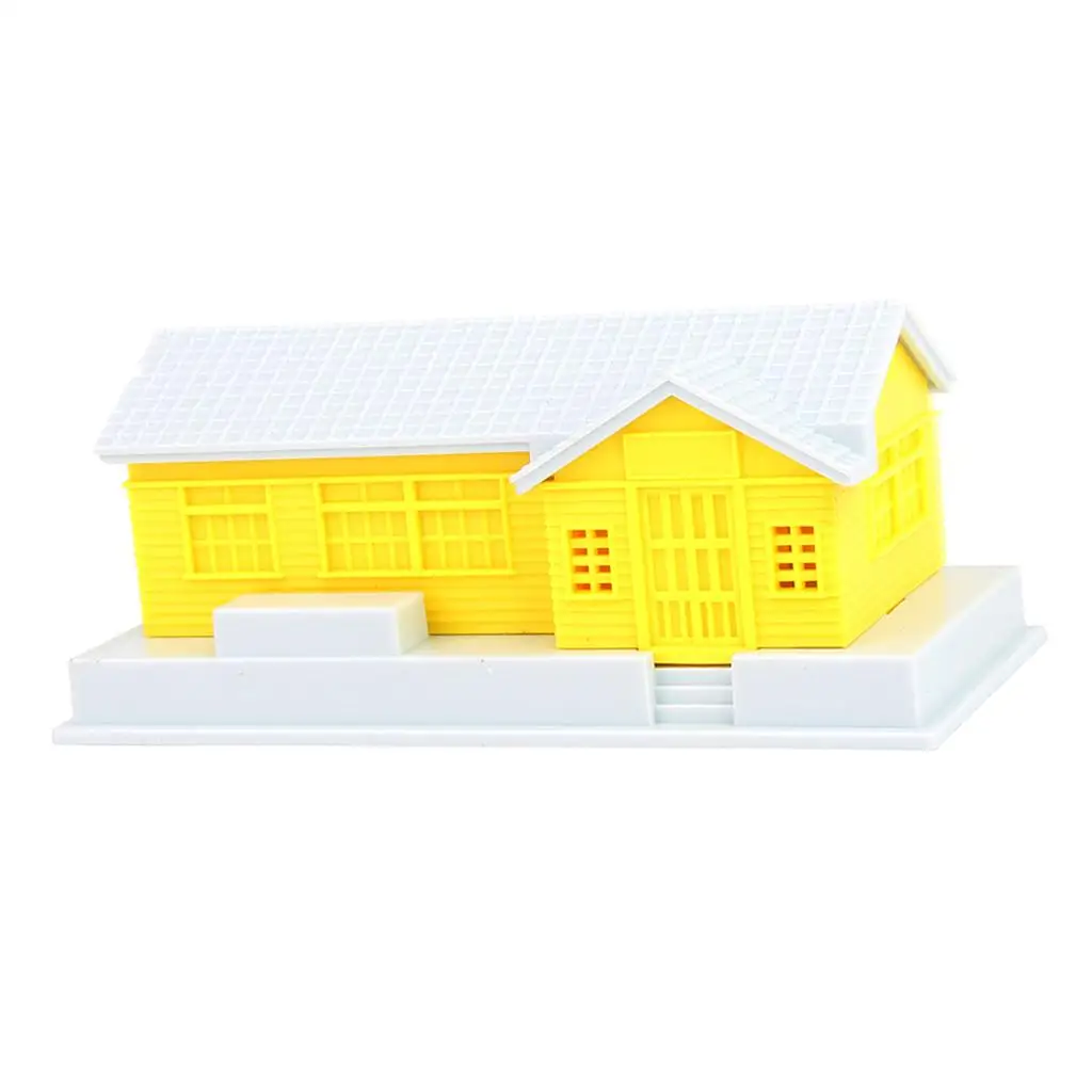 3-6Pack 1:87 Ho Schaal Modern Miniatuur Gebouw Huis Diy Zand Tafelspoor