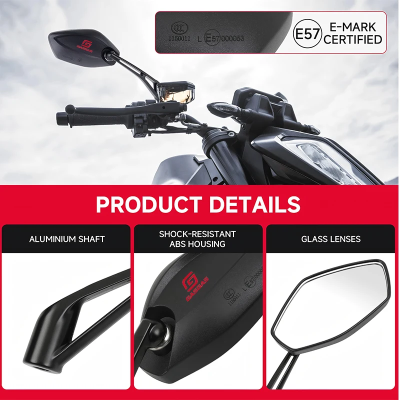 Universal Motocross ATV Off-road Rearview Mirror Motorcycle Accessories For GasGas gas gas Enduro EC 250 MC 250F EX 450S EC 300
