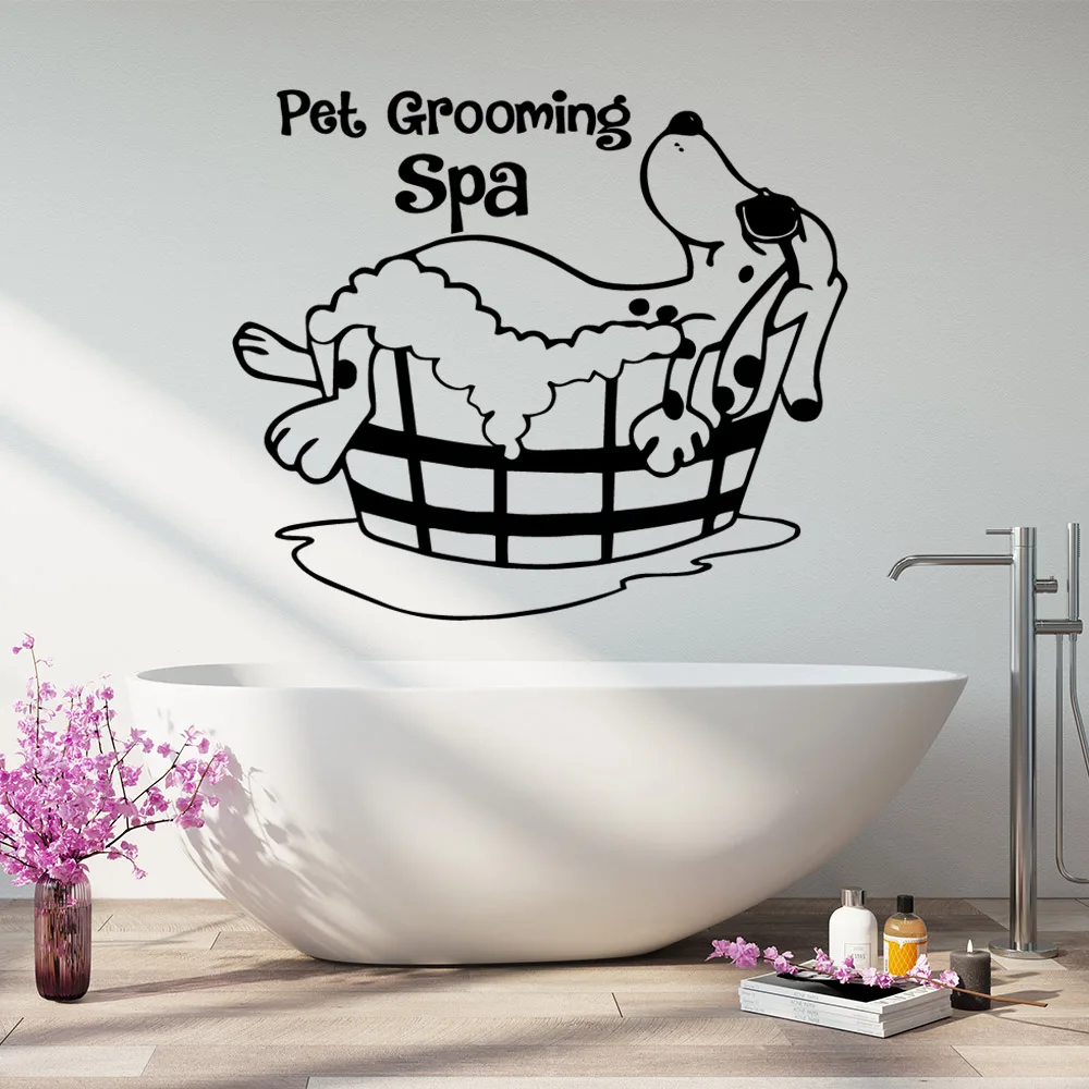 Cartoon Pet dog Wall Stickers Decorative Sticker Home Decor For Kids Rooms Decoration Decal Creative Stickers