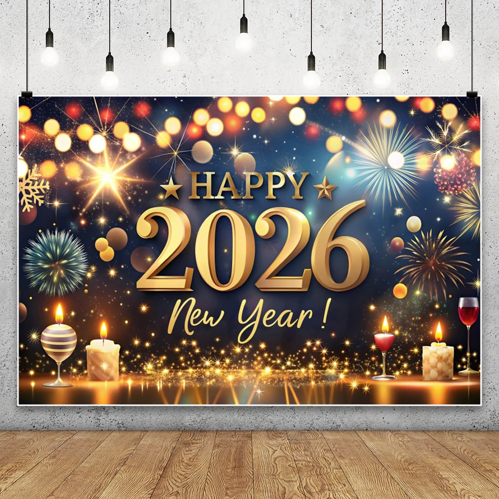 Latar Belakang Selamat Tahun Baru 2026 Jam Sampanye Flash Tersebar Latar Belakang Foto Dekorasi Pesta Liburan Keluarga Tahun Kuda Hitung Mundur